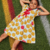 Girls Hermione Dress || Gold Apples