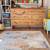 Washable Rug || Vintage Map