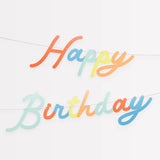Bright Happy Birthday Garland Set