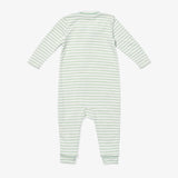 Ziggy Zip Romper || Dusty Seafoam Mini Stripe