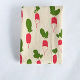 Natural Cotton Tea Towel || Radish