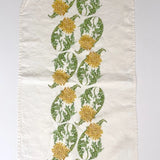 Organic Linen Tea Towel || Paisley Mum Stripe