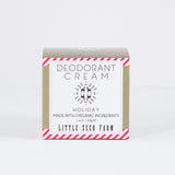 Holiday Deodorant Cream || Peppermint Vanilla