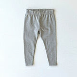 Organic Stretch Knit Baby Pants || Grey Heather