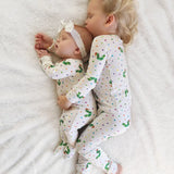 Organic 2-Way Zipper Footie || The Very Hungry Caterpillar