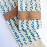 Natural Cotton Tea Towel || Vine