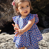 Baby Girl Elsie 2-Piece Set || Blue Lisbon Ditsy