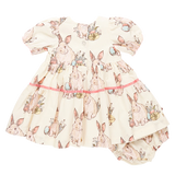 Baby Girls Maribelle Dress Set || Bunny Friends