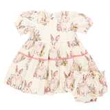 Baby Girls Maribelle Dress Set || Bunny Friends