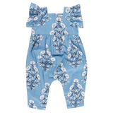 Baby Girls Elsie Jumper || Blue Bouquet Floral