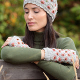 Anaya Handwarmers || Floral Embroidery