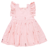 Girls Elsie Dress || Ballerina Embroidery