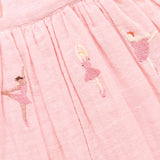Girls Elsie Dress || Ballerina Embroidery