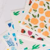 Nordic Dish Washing Sponge Cloth || Washcloud® Scarlet Poppy™