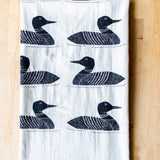 Handprinted Cotton Kitchen Towel || Loon