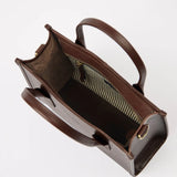 Jackie Midi Tote Bag || Chocolate Classic Leather
