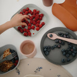 Round Dinnerware Plate Set || Smoke