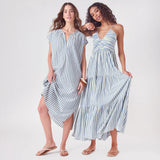 Women's Cooper Coverup || Blue Stripe