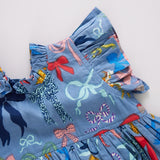 Girls Jennifer Dress || Bows on Bows