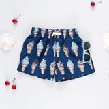 Boys Swim Trunk || Navy Soft Serve