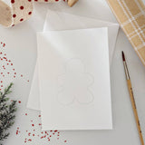 Paintable Notecards || Gingerbread