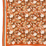 Silk Bandana Scarf || Botanical Garden Floral