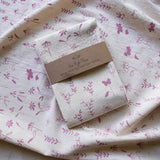 Handprinted Cotton Kitchen Towel || Flower Meadow