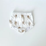 Elephant Ruffle & Button Organic Baby Dress Set