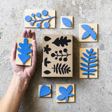 Blockprinting BASIC*  Nature: Green / Yellow