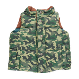 Reversible River Vest || Green Camo