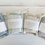 Bread Maker Set || Grey Ticking Stripes