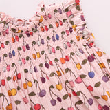 Girls Stevie Dress || Cloud Pink Cherry
