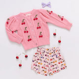 Girls Constance Sweater || Cherries