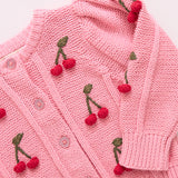 Girls Constance Sweater || Cherries