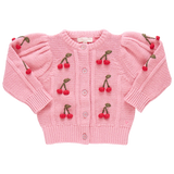 Girls Constance Sweater || Cherries