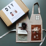 DIY Travel Dollhouse Kit || Gingham