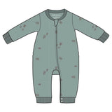 Hawksbill Organic Romper || Turtle Print