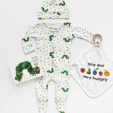 Organic 2-Way Zipper Footie || The Very Hungry Caterpillar