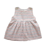 Checks Dress || Garnet