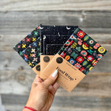 Organic Beeswax Food Wrap Set || Blue Flowers