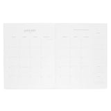 2025 Monthly Planner || Rose Stripe