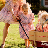 Girls Brayden Dress || Pink Dahlia