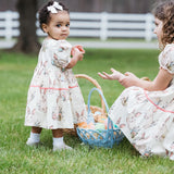 Baby Girls Maribelle Dress Set || Bunny Friends