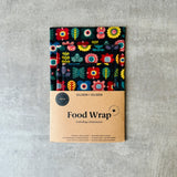 Organic Beeswax Food Wrap Set || Blue Flowers