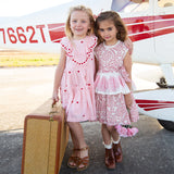 Girls Hallie Dress || Blooming Hearts