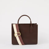 Jackie Midi Tote Bag || Chocolate Classic Leather
