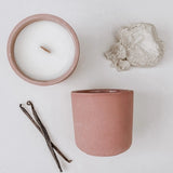 Cement Candle || Vanilla & Shea Butter