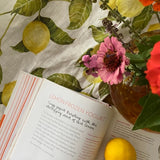Organic Linen Tea Towel || Lemon