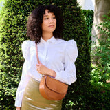 Ava Handbag || Cognac Leather