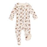 Organic 2-Way Zipper Footie || Doe a Deer
